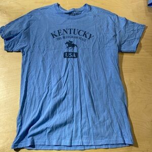 Brisco Brand Kentucky Blue Graphic T-Shirt Large (LU)
